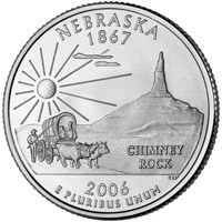Reverse of the 2006 Nebraska Quarter