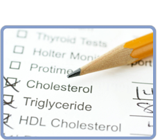 A pencil and a health screening checklist
