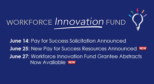 Workforce Innovation Fund banner