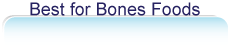 Best for Bones Foods