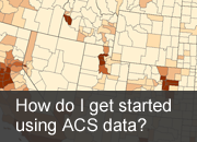 How can I use the ACS data?