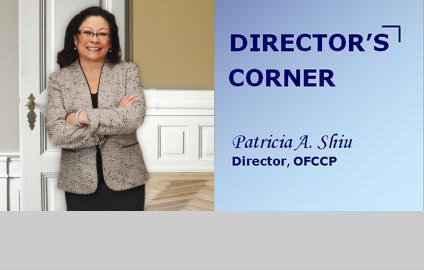 Director's Corner. Patricia A. Shiu. Director, OFCCP.