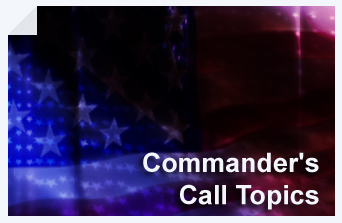 Commander's Call Topics 
