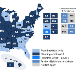 Affordable Insurance Exchange Grants Map
