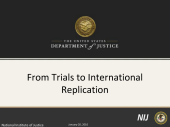 Still image from presentation From Trials to International Replications that links to the multimedia file