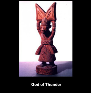 Statue of the God of Thunder