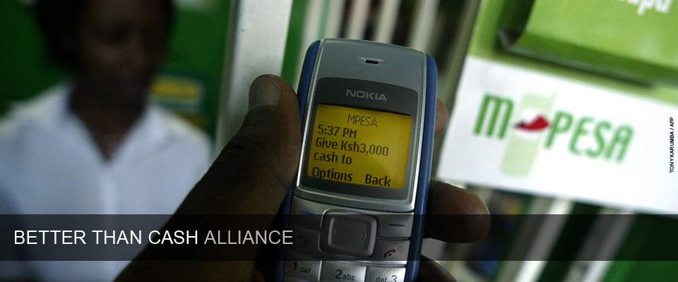 Better Than Cash Alliance. Credit: Tony Karumba, AFP