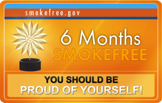 6 Months Smokefree