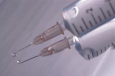 Photograph of a hypodermic needle
