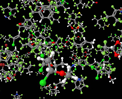 graphic depicting screening of compounds