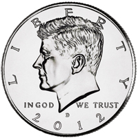 Fifty-Cent Coin - obverse image
