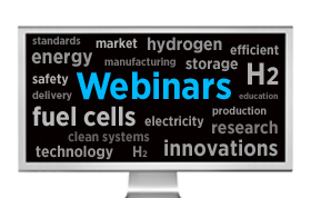 Find out about webinars on hydrogen and fuel cells