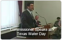 Commissioner Speaks at Texas Water Day