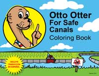 Otto Otter for Safe Canals Coloring Book