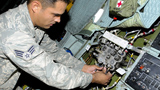 Mechanic Works on Air Force Aircraft