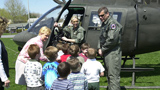 National Guard Members Talk to Students