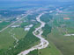Aerial photo of Colorado's South Platte River.