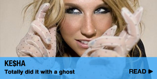 Ke$ha Totally did it with a ghost 