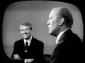 Governor Jimmy Carter and President Gerald Ford debate each other during the 1976 presidential campaign