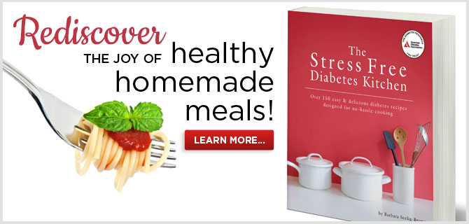Book - Stress-Free Diabetes Cookbook 670x320