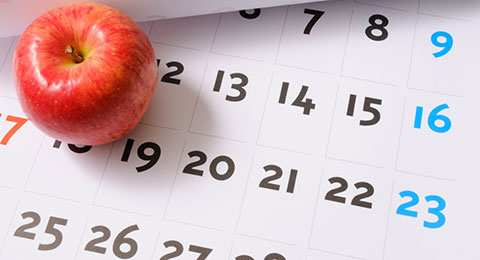 Calendar with Apple