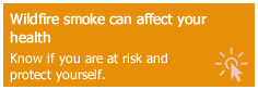 Wildfire smoke can affect your health.