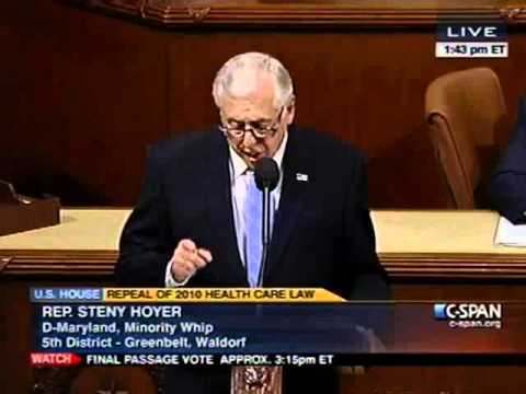 Hoyer: Republicans Try To Repeal Health Care Benefits, Still...