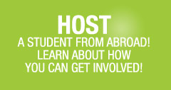 Host a student from abroad! Learn about how you can get involved!