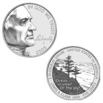 2005 Second Design: "Ocean in View!" Uncirculated Nickel