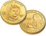 Abigail Adams First Spouse Gold Uncirculated Coin