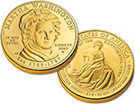 Martha Washington First Spouse Gold Uncirculated Coin