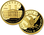 San Francisco Old Mint $5 Proof Gold Coin