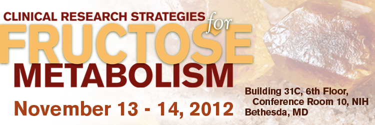 Clinical Research Strategies for Fructose Metabolism - November 13-14, 2012
