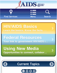AIDS.gov mobile site