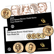 2010 FIRST SPOUSE FOUR-MEDAL SET