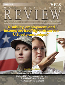 Monthly Labor Review, August 2012