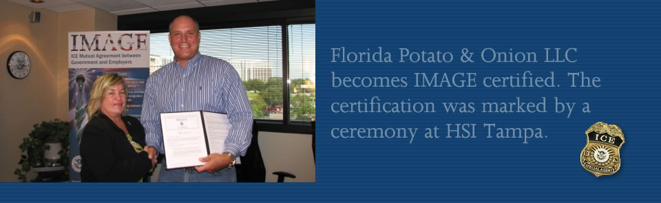 Florida Potato and Onion LLC becomes IMAGE certified