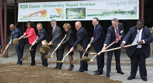 Rogoff Joins Cleveland Officials for New Transit Station Groundbreaking