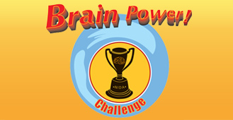 Brain Power Grades 6-9; a graphic of a tropy