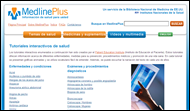 MedlinePlus tutoriales interactivos de salud