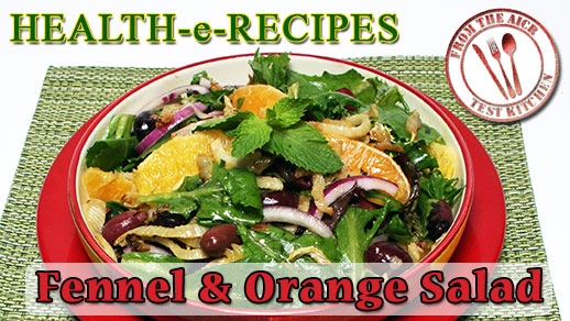 Health-e-Recipe: Pan Seared Fennel and Orange Salad