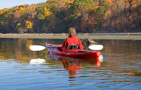 Kayaking in DAR State Forest, Goshen