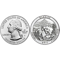 2011 ATB SILVER COIN - GLACIER