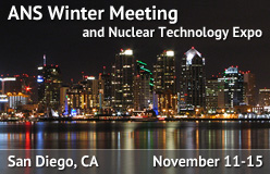 2012 ANS Winter Meeting and Nuclear Technology Expo
