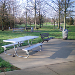 Picnicking facilities are available at both units of the park.