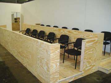 jury box (front view)