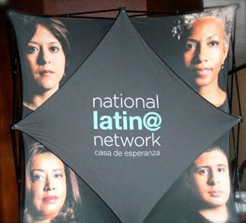 Photographs of Latina people around the words National Latina Network