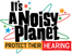 It's a Noisy Planet logo