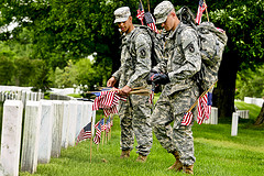 "Flags In" 2012 at Arlington National Cemetary