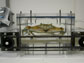 Image of a crab walking on a specially built treadmill while its vital signs are monitored.